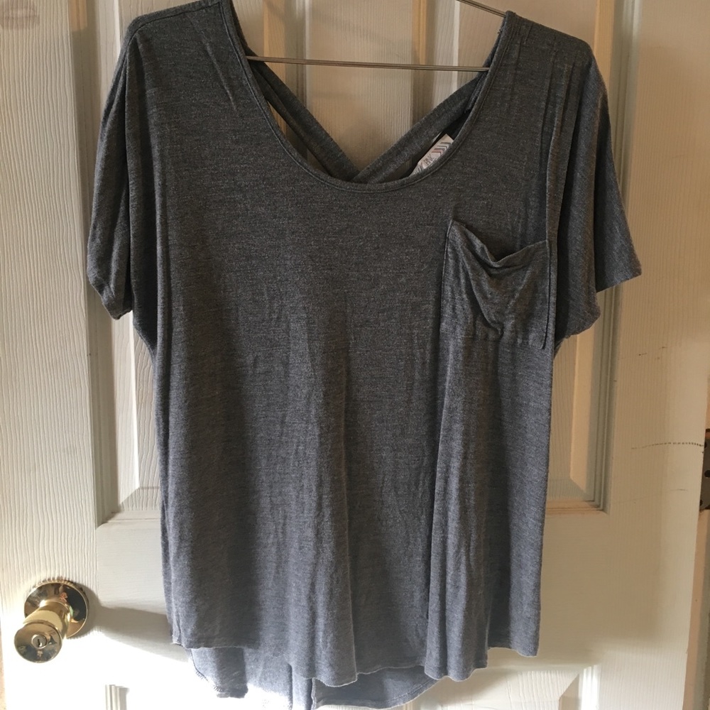 Gray shirt